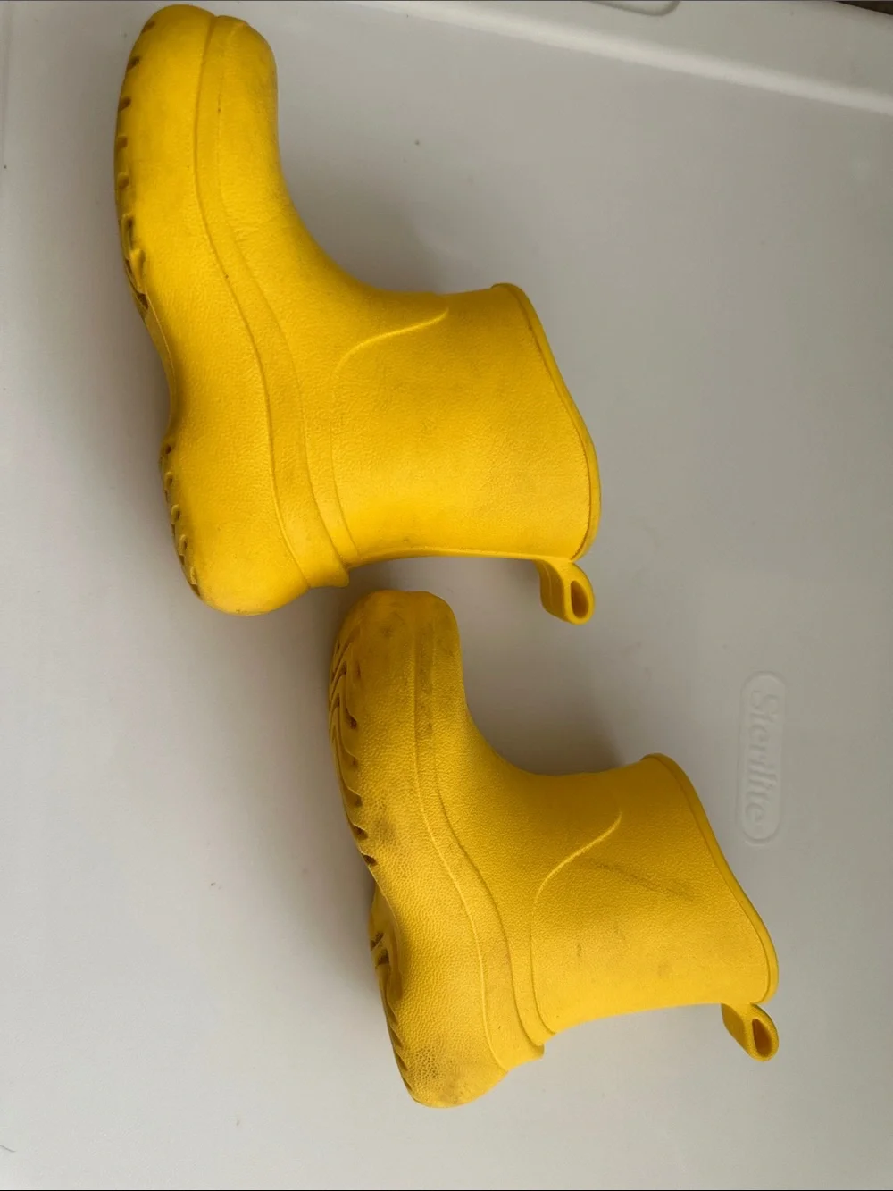 Cat & Jack Bright Yellow Kids Rain Boots